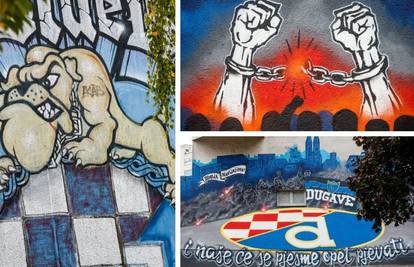 Zagreb je zbog Dinama ljepši: Murali i grafiti ukrasili su grad