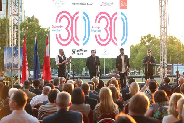 Zagreb: Svečani koncert povodom 30. obljetnice uspostave diplomatskih odnosa između Austrije i Hrvatske