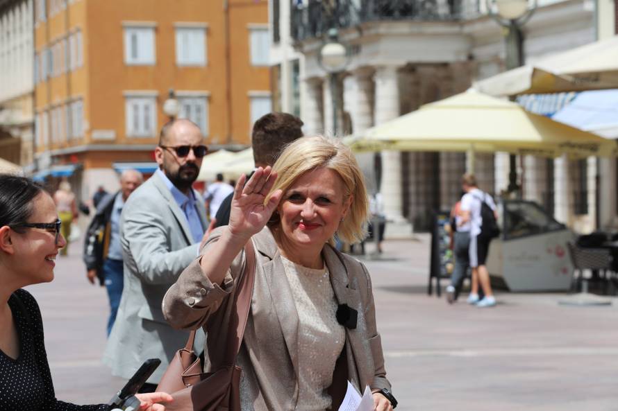 Rijeka: Konferencija Ive Rinčić kandidatkinje za gradonačelnicu