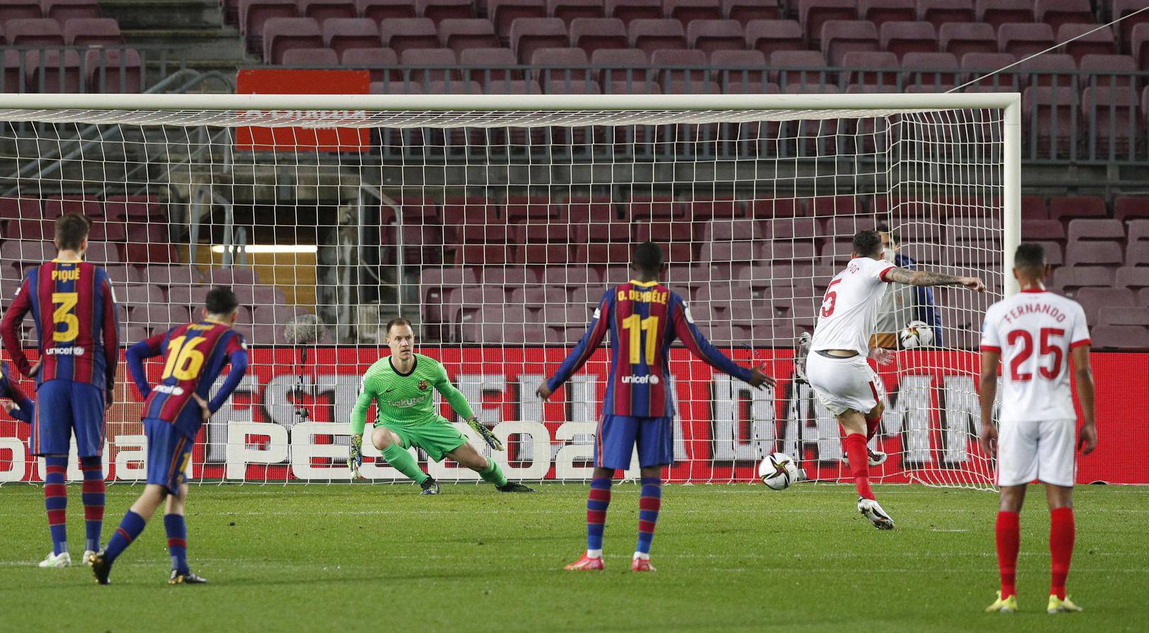 Copa del Rey - Semi Final Second Leg - FC Barcelona v Sevilla