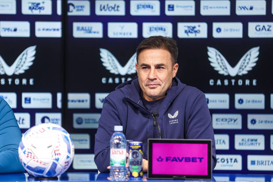 Zagreb: Konferencija za medije trenera GNK Dinamo uoči sutrašnje utakmice s Hajdukom