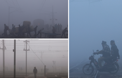 Kaos u Indiji zbog magle i zime: Škole ne rade, stotine letova su otkazali zbog slabe vidljivosti