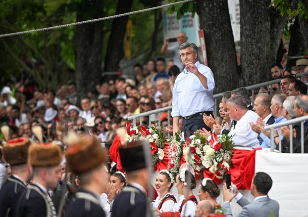 Visoki uzvanici na 307. Sinjskoj alci