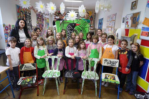 Zagreb: Učenici obojili i uredili učionicu u OŠ kralja Tomislava