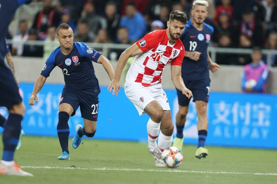 Trnava: Kvalifikacijska utakmica SlovaÄke i Hrvatske za Europsko prvenstvo