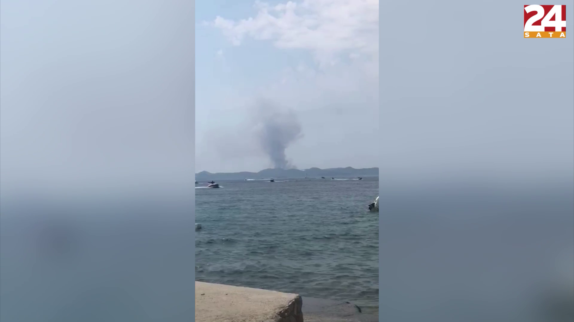 VIDEO Požar na Dugom otoku
