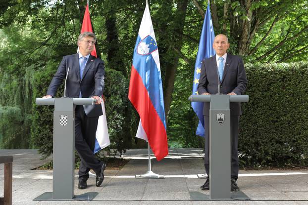Premijer Andrej Plenković sastao se sa slovenskim kolegom Janšom