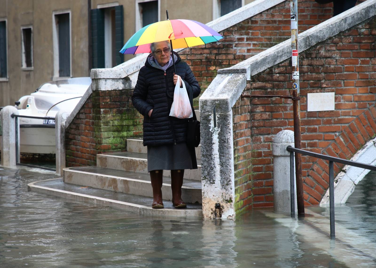 Extraordinary high water in Venice on November 15th 2019