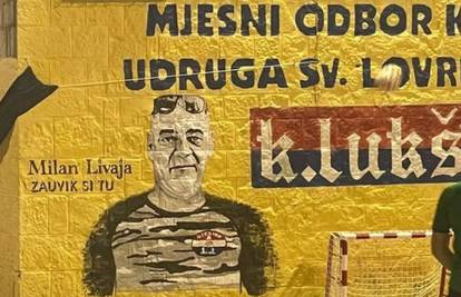 U Kaštel Lukšiću osvanuo mural posvećen ocu Marka Livaje