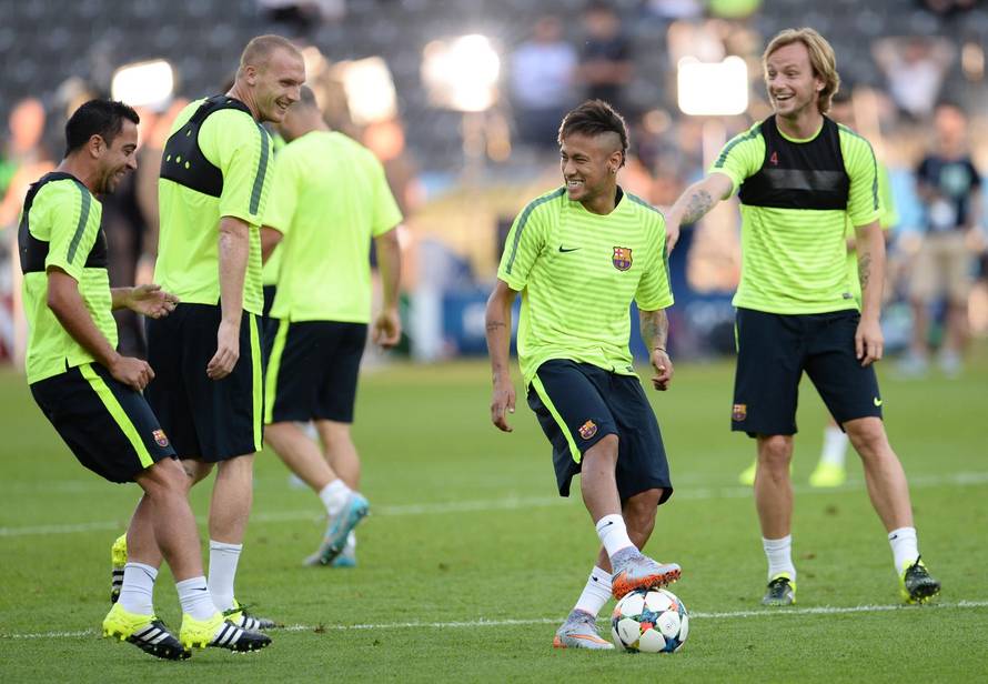 Berlin: Trening nogometnog kluba FC Barcelona