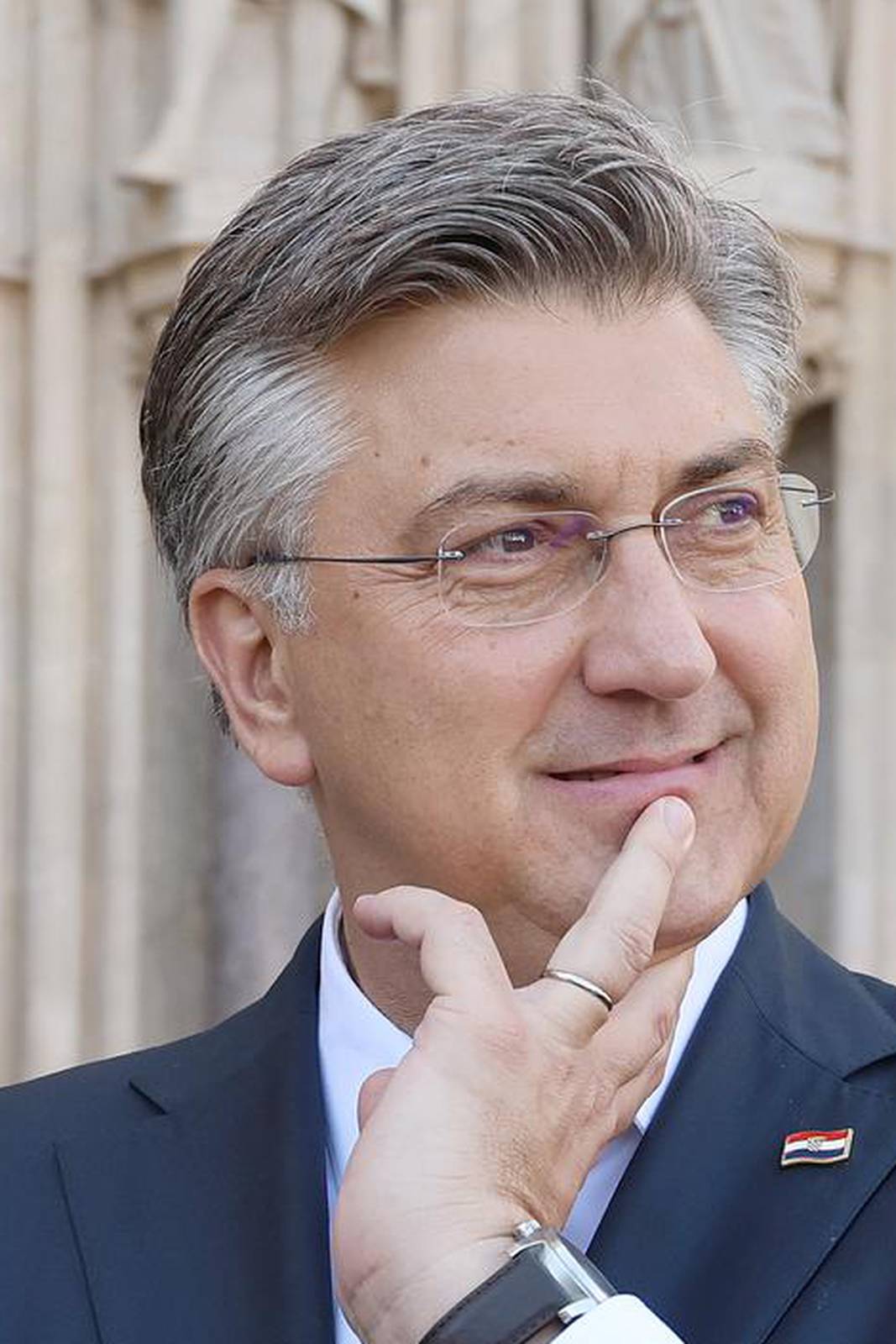 Zagreb: Plenkovic obisao gradiliste Zagrebacke katedrale