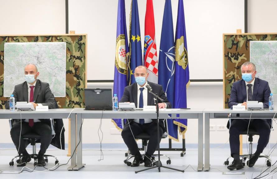 Petrinja: Sastanak Stožera za sanaciju posljedica potresa u Sisačko-moslavačkoj županiji