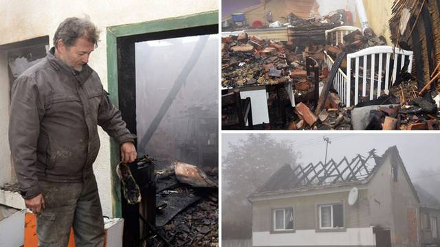 VIDEO Obitelj sa šestero djece u požaru ostala bez doma: 'Brzo se širio, ništa nismo sačuvali'