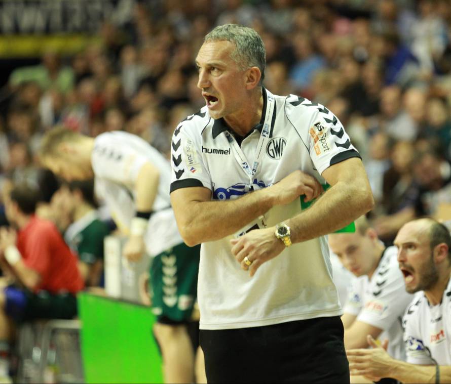 Berlin:HBL, Fuechse Berlin - TSV GWD Minden, Denis Špoljari?