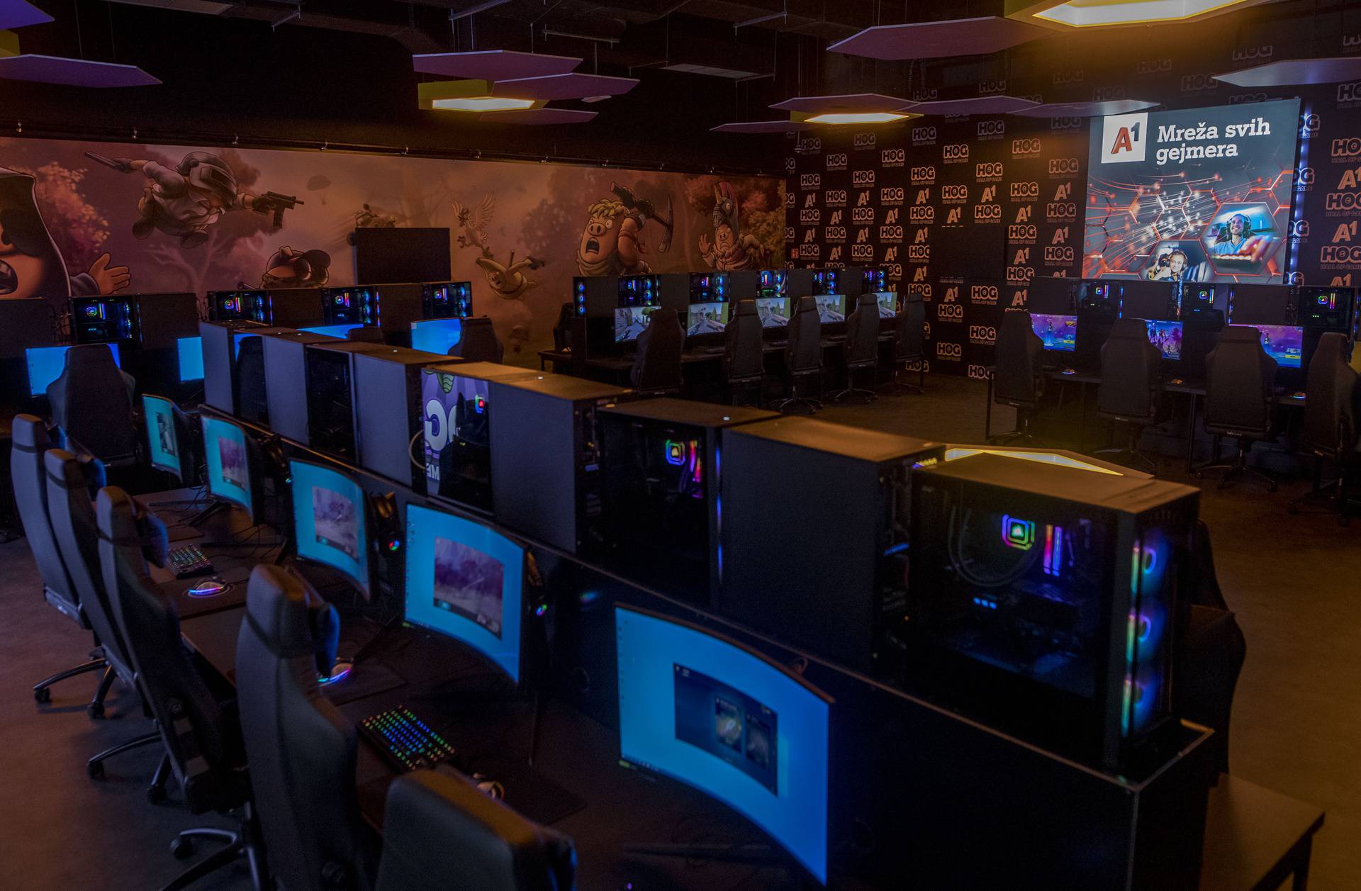 Otvoren najveći gaming centar u Hrvatskoj:  Hall of Game powered by A1