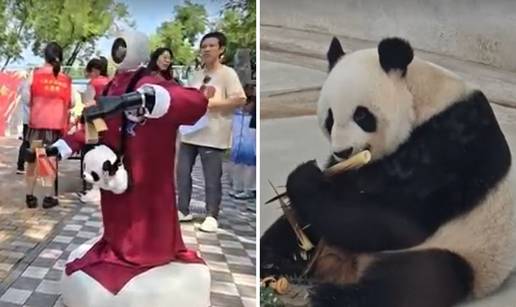 VIDEO Tko bi joj dao 23 godine? Panda slavi ro&dstrok;endan, robot nastupa, razdragana djeca kli&ccaron;u