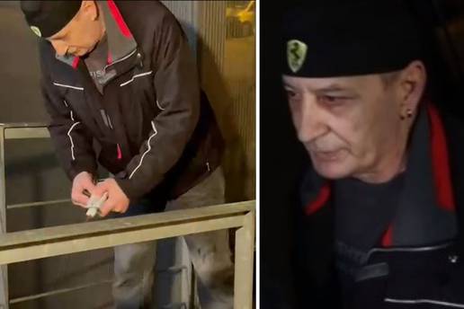 VIDEO Muškarac (60) koji je  palio ulaz stožera Možemo i prijetio završio je u zatvoru