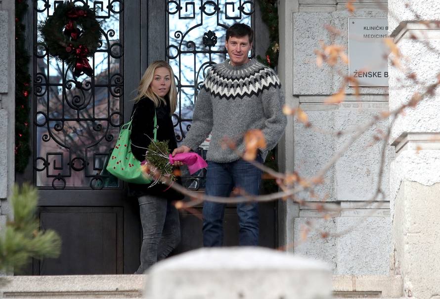 Ivica i Elin su došli s cvijećem: Janica je imala tešku trudnoću