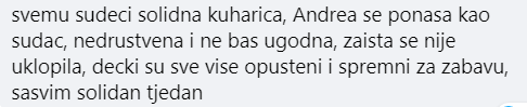 Andreja ljuti gledatelje: Ponaša se kao sudac, uopće nije ugodna