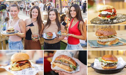 Isprobali smo 10 burgera na Burger Festivalu: Hit je sendvič-burger sa sočnim pizza tijestom