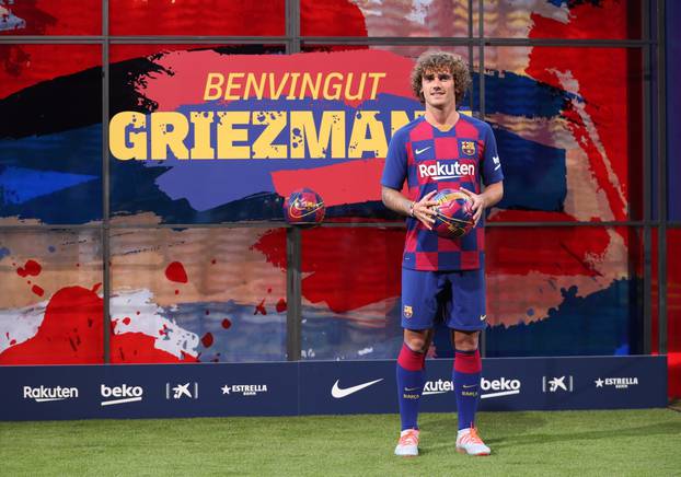FC Barcelona presentation for new signing Antoine Griezmann