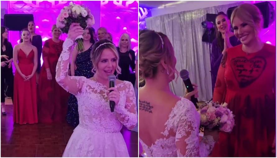 Ana Bučević predala buket Ivi Todorić: 'Želim gledati kako živiš ljubav kao i ja ovaj tren'