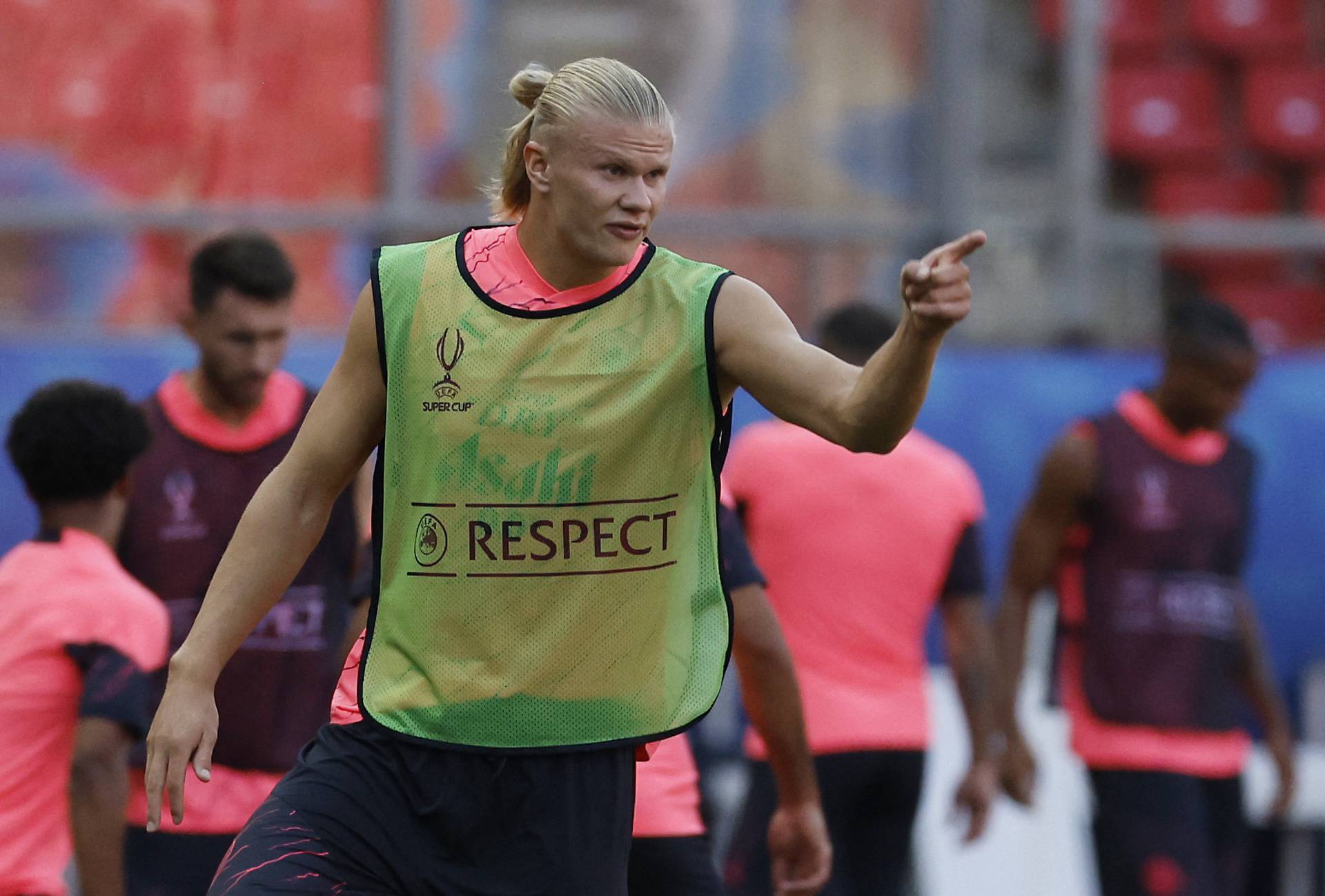 UEFA Super Cup - Manchester City Training