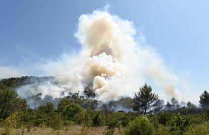 U požaru kod Šibenika dvojica vatrogasaca zadobila opekline