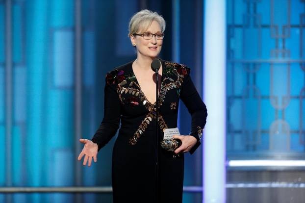 Actress Meryl Streep accepts the Cecil B. DeMille Award during the 74th Annual Golden Globe Awards show in Beverly Hills