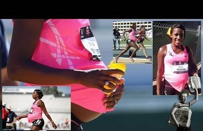 Atletičarka je istrčala utrku na 800m u 34. tjednu trudnoće...
