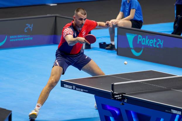 Zadar: Europsko ekipno prvenstvo u stolnom tenisu, Hrvatska - Njemačka