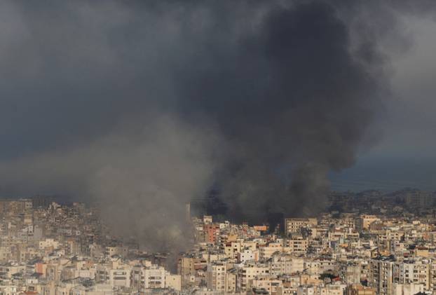 Escalation between Hezbollah and Israel, amid the U.S.-Israeli conflict with Iran, in Beirut