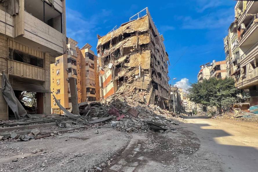 Aftermath of Israeli strikes in Beirut