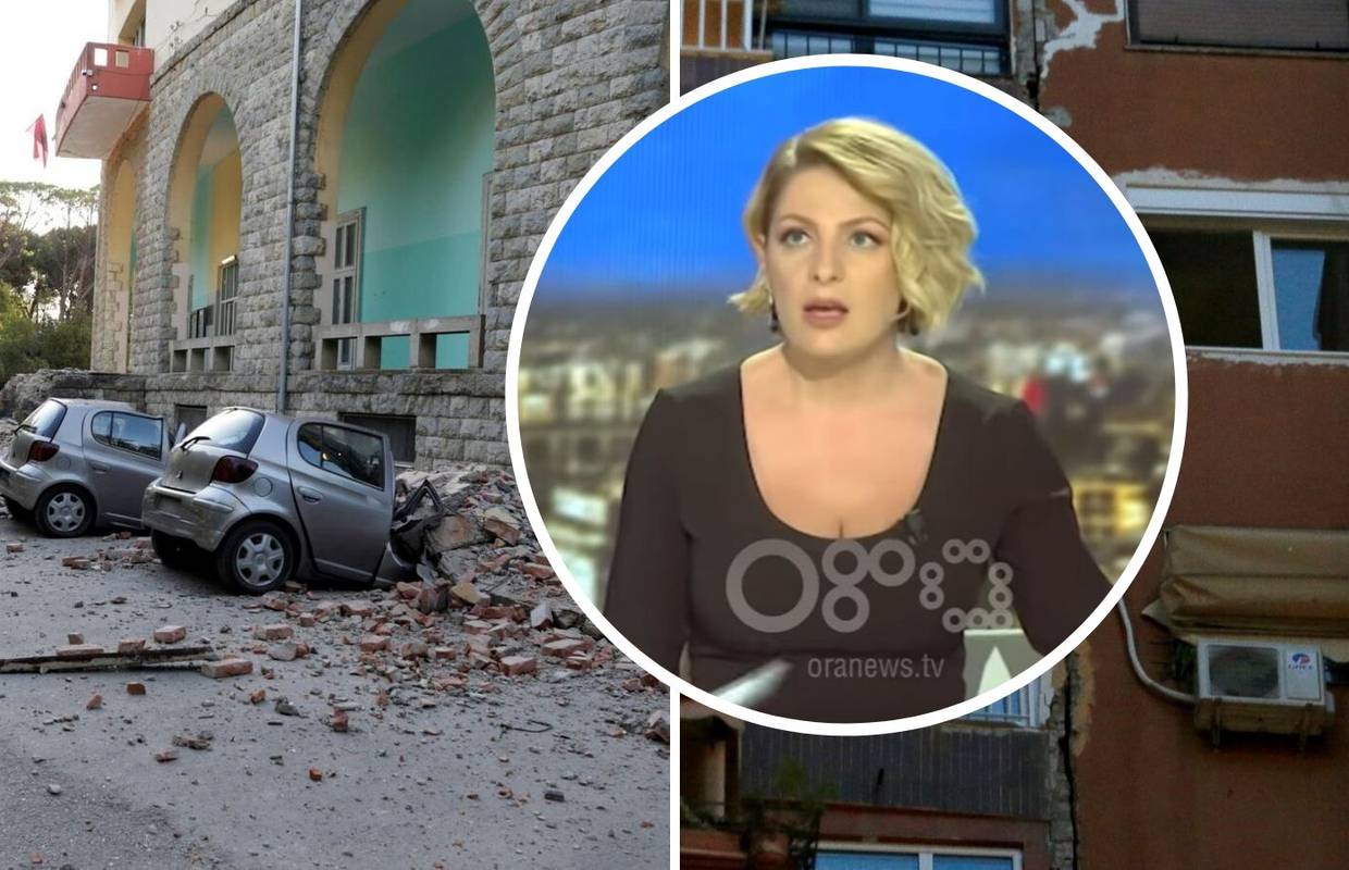 Voditeljica čitala vijesti kada se počelo tresti, pogled govori sve