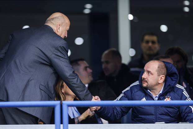 Zagreb: Velimir Zajec u VIP loži prati susret Dinama i Slavena