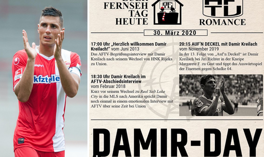 'Damir day': Ljudini Kreilachu Union Berlin posvetio cijeli dan