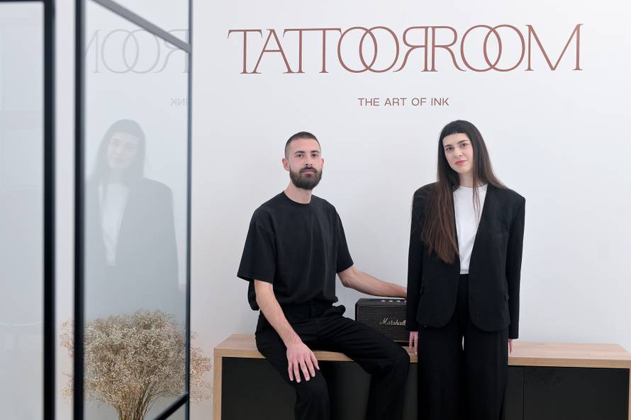 Zagreb: Ivan i Matea Leš, vlasnici zagrebačkog tattoo studija Tattoorroom