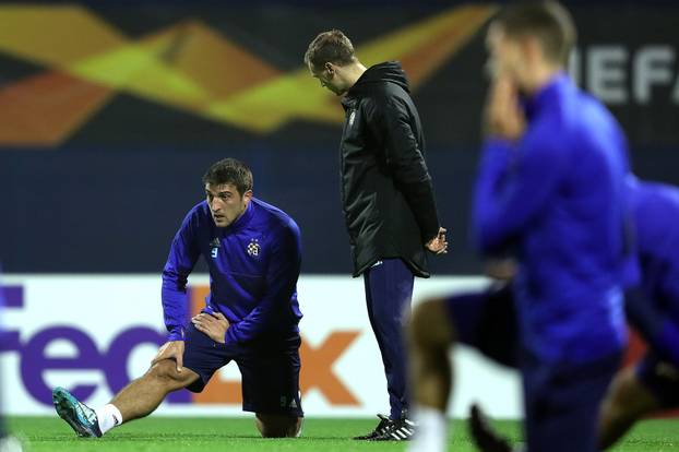 Zagreb: Trening nogometaša Dinama uoči utakmice 4. kola Europske lige