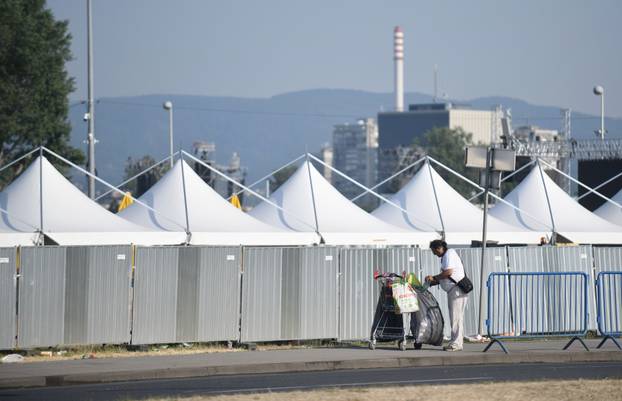 Zagreb: Čišćenje Bundeka jutro nakon Thompsonovog koncerta