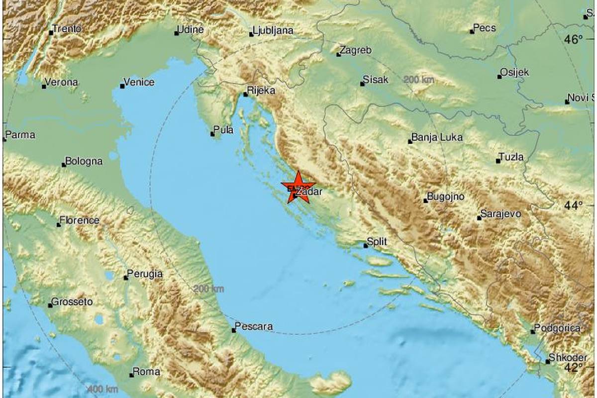 Potres usred noći kod Zadra: Užas, čulo se kao eksplozija!