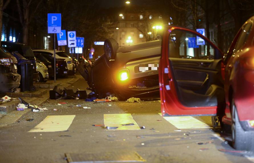 Skrivio nesreću u Zagrebu: Iz srednje trake skretao je lijevo