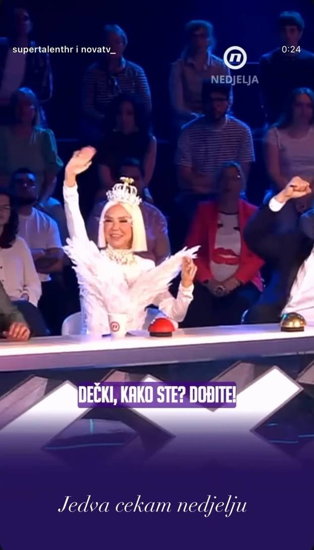 FOTO Maja Šuput u večerašnjem Supertalentu ima rozu kosu! Pogledajte eklektični outfit