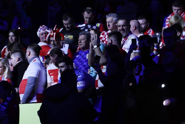 Navijači na utakmici između Islanda i Hrvatske u borbi za treće mjesto EHF Europskog prvenstva