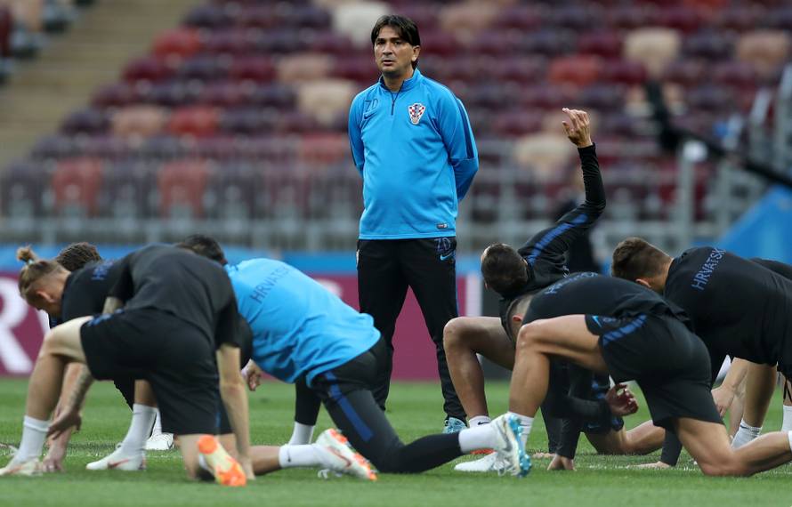 Moskva: Trening hrvatske nogometne reprezentacije