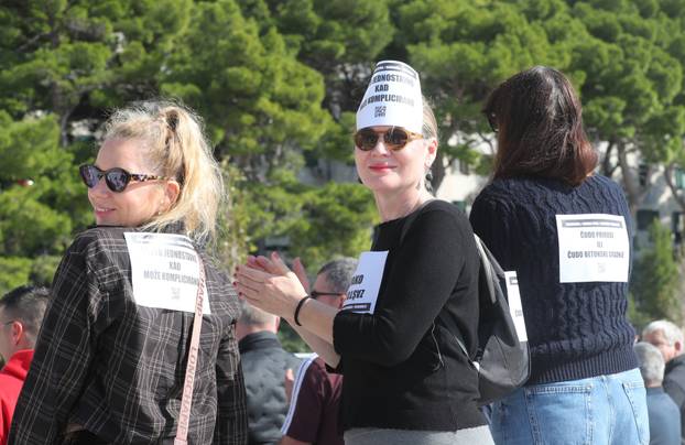 Omiš: Građani prosvjedovali zbog projekta obilaznice