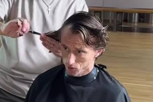 VIDEO Luka Modrić se ošišao. Pogledajte njegovu novu frizuru