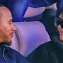 Lewis Hamilton and Kim Kardashian together at the Super Bowl