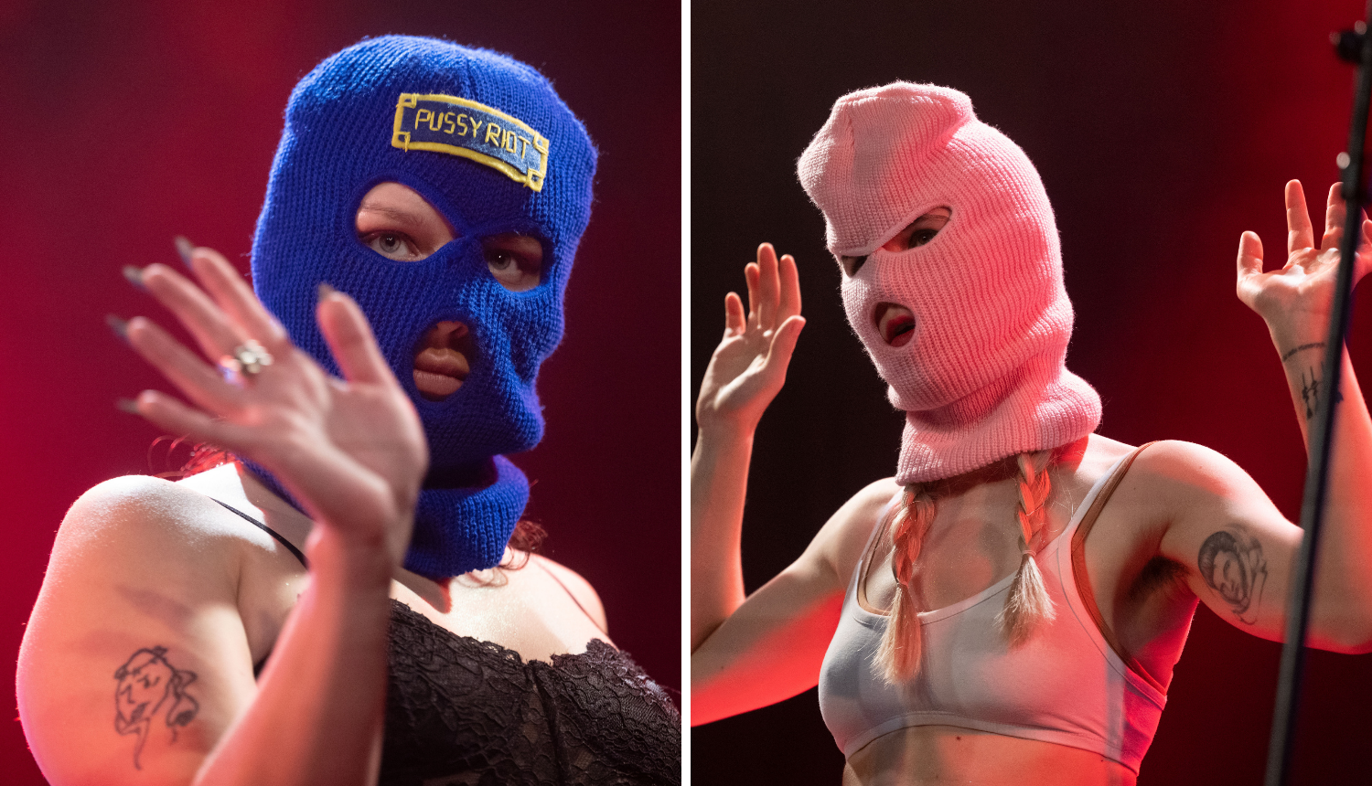 Pussy Riot nastupile u Zagrebu, tijekom koncerta nosile maske