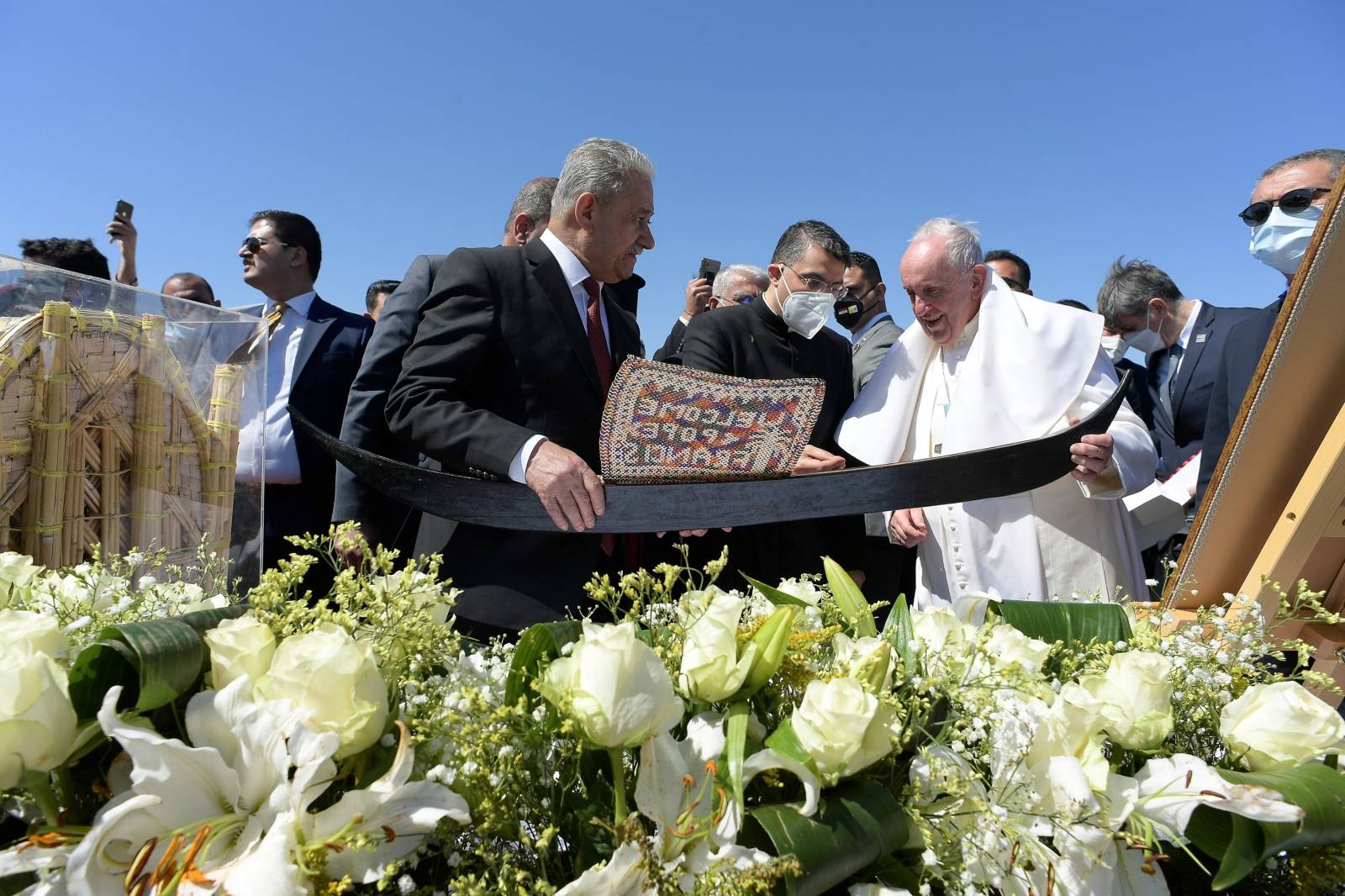 Pope Francis visits Ur during his historic tour in Iraq