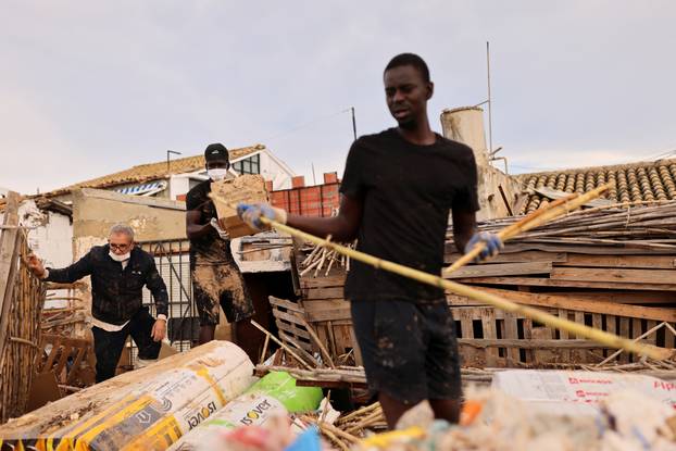Aftermath of floods in Spain